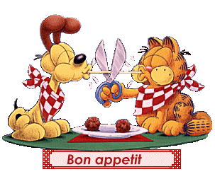 Bon appétit Garfield